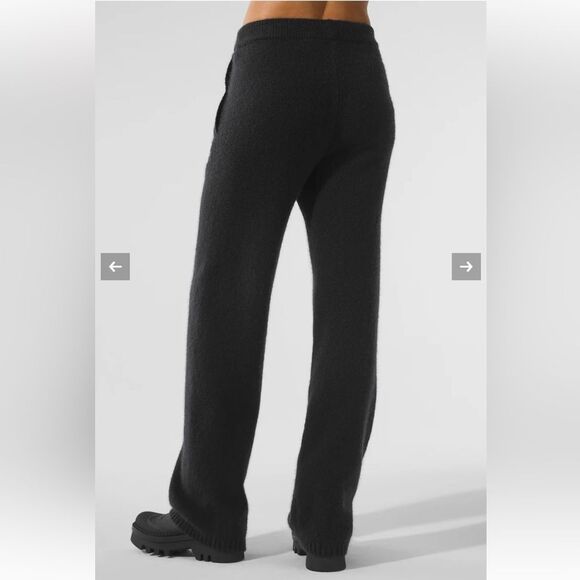 ALO New Class Cashmere Sweatpant Black Size Small - Picture 3 of 9